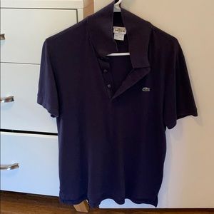 Navy Lacoste polo - Size 4